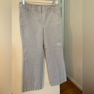 Light Gray Wide Leg Pants, Size 8P, Great Condition.